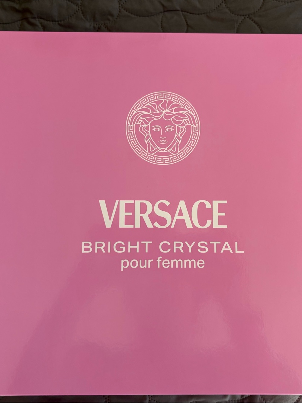 Versace Bright Crystal Pour Femme - Pink Box with White Logo